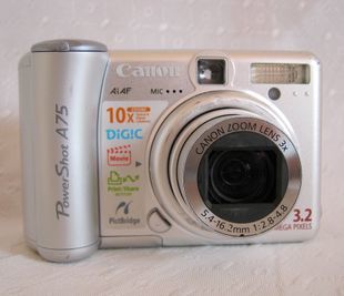 回顧經典 正品Canon PowerShot A75 CCD數碼相機，效果出眾，贈送1G卡